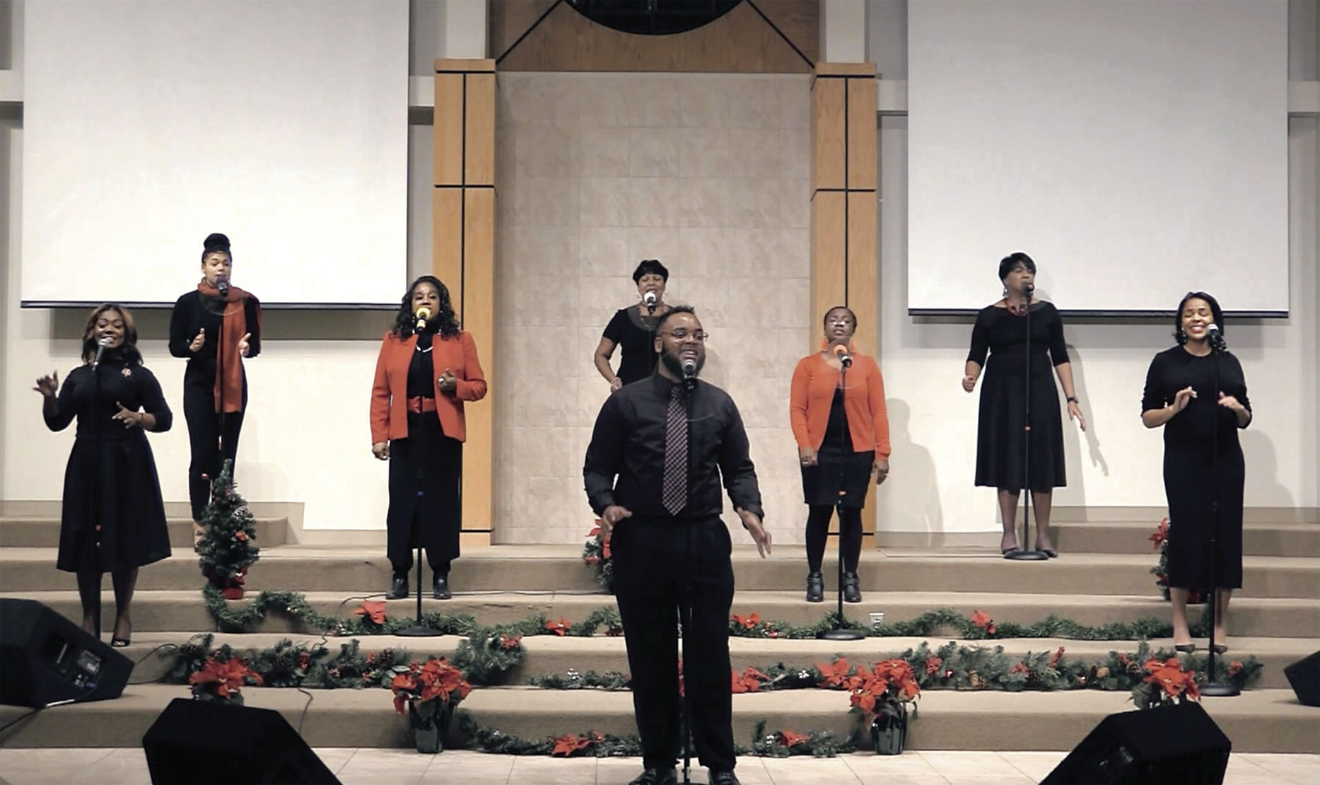 Mt. Zion Gospel Ensemble in virtual performance